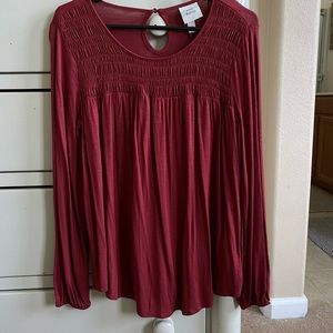 Brick red top NWT